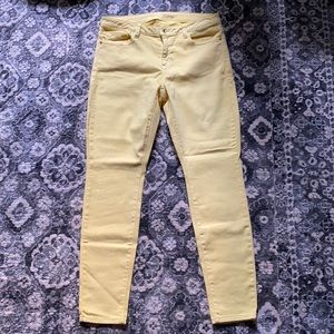 Yellow Izzy skinny jeans